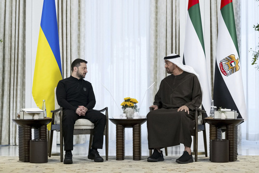 Zelenskyy visits UAE amid increasing push for negotiations to conclude Russia’s Ukraine conflict