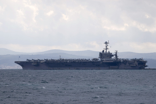 US Navy aircraft carrier crashes into cargo vessel off the coast of Egypt; no injuries reported