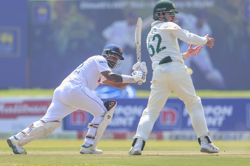 Sri Lanka displays enhanced opening batting skills in the second cricket test match against Australia.