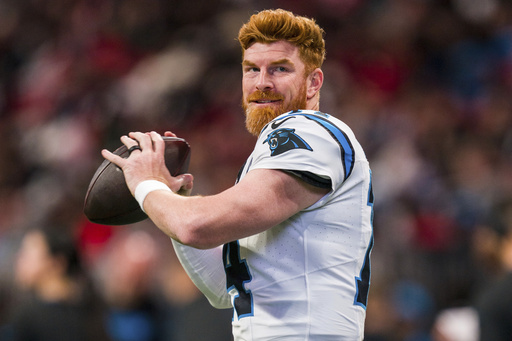 Panthers extend 2-year deal to veteran QB Andy Dalton to serve as backup for Bryce Young