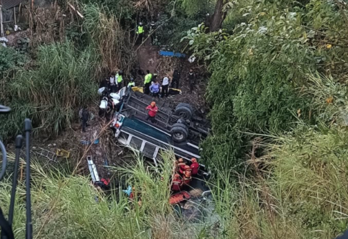 Bus crash in Guatemala.