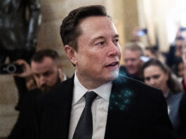 UNITED STATES - DECEMBER 5: Elon Musk is seen in the U.S. Capitol after a meeting with Sen. John Thune, R-S.D., while on the Hill to talk about President-elect Donald Trump's "Department of Government Efficiency," on Thursday, December 5, 2024. (Tom Williams/CQ-Roll Call, Inc via Getty Images)