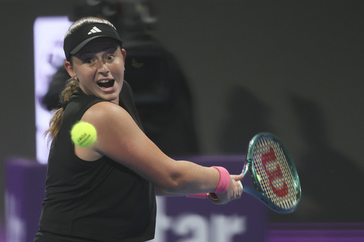 Anisimova clinches her largest title by defeating Ostapenko in the Qatar Open final