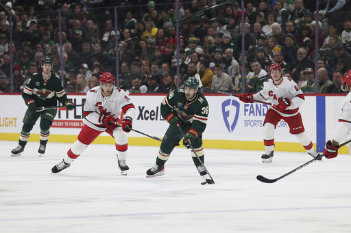 Gustavsson stops 38 shots as Wild clinch 2-1 victory against Hurricanes