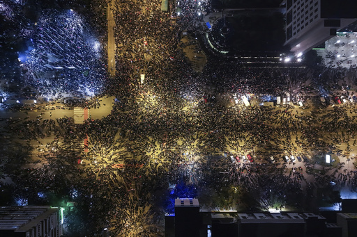 Serbian students stage overnight bridge protest three months after fatal canopy collapse