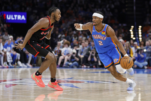 Jalen Williams propels Thunder to 121-109 victory over Raptors with Chet Holmgren back from injury