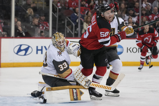 Golden Knights end losing streak with 3-1 win against Devils