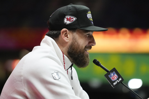 Travis Kelce isn’t rushing to hang up his cleats, even with another Super Bowl win on the horizon for the Chiefs.