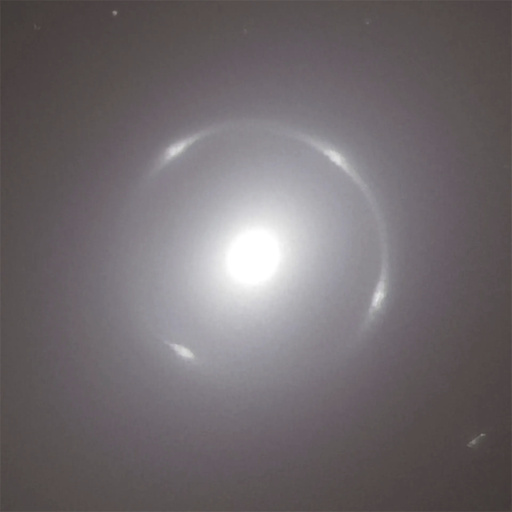 Space observatory detects unusual ‘Einstein ring’ of illumination surrounding nearby galaxy