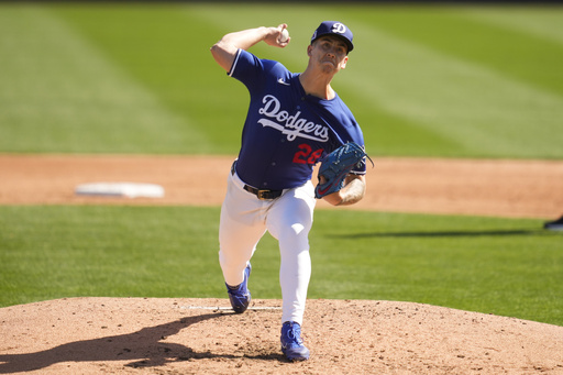 Dodgers pitcher Bobby Miller struck in the head by line drive, exits field unaided