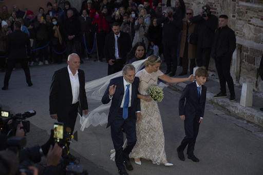 Royal families from Spain and Denmark converge in Athens for a wedding in Greek social circles.