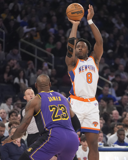 LeBron James records a triple-double as Lakers triumph over Knicks at Madison Square Garden