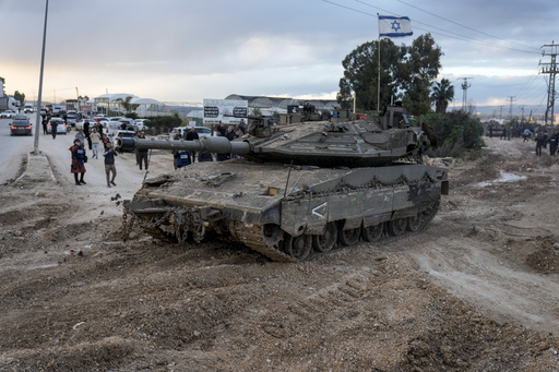 Israeli armored vehicles enter the occupied West Bank for the first time in over two decades as the crackdown intensifies.