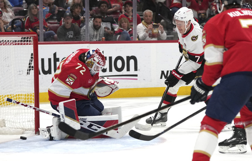 Sibling showdown: Matthew and Brady Tkachuk each net goals in Panthers versus Senators matchup