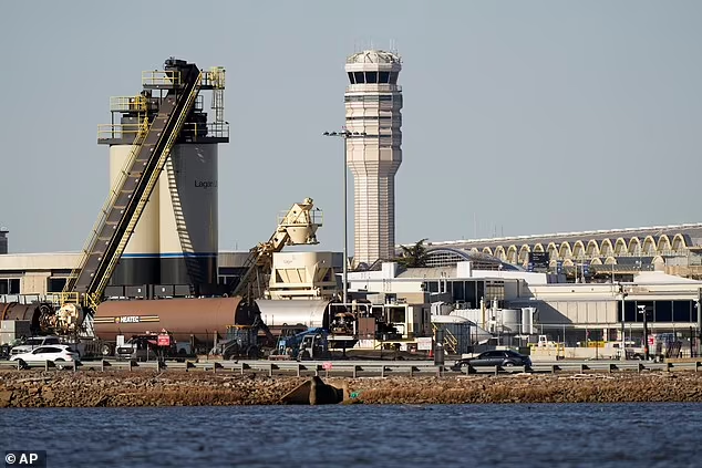 Pictured: Ronald Reagan Washington National Airport and its control tower

