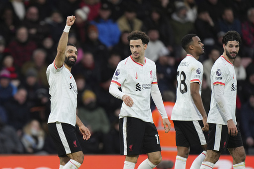 Salah brace propels Liverpool 9 points ahead as Nottingham Forest claims 7-0 victory