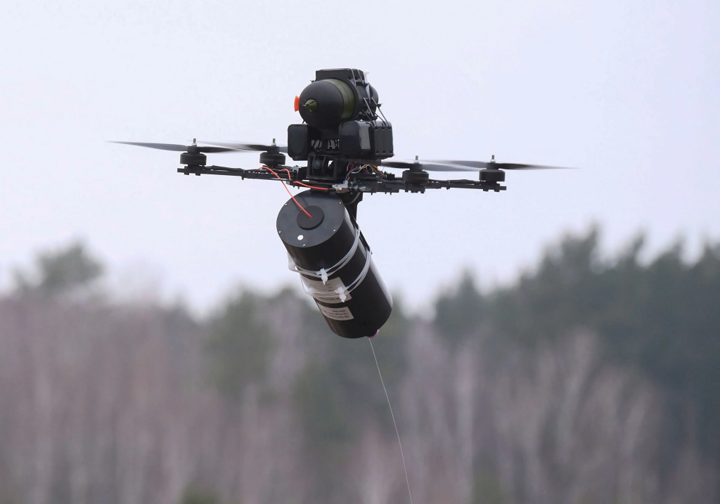 Military drones like this one used in Ukraine could soon be aimed at US border agents under orders from drug cartels.
VITALII NOSACH/EPA-EFE/Shutterstock