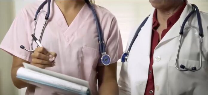 Nurses all for better staffing in Nevada hospitals (Photo: FOX5 Las Vegas/YouTube)