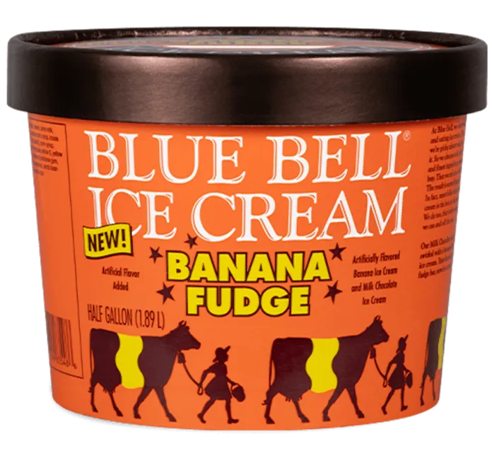 Blue Bell Banana Fudge